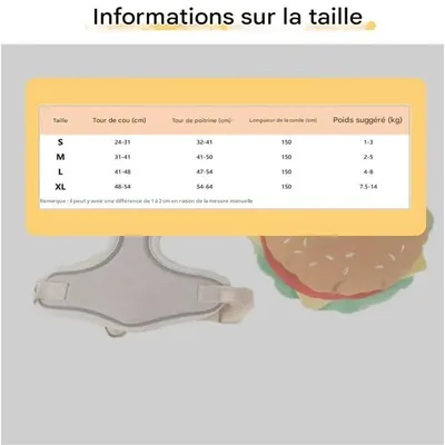 Rocky Harnais pour animal de compagnie