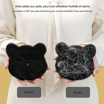 Rocky Ensemble de 10 feuilles anti - poils pour lave - linge