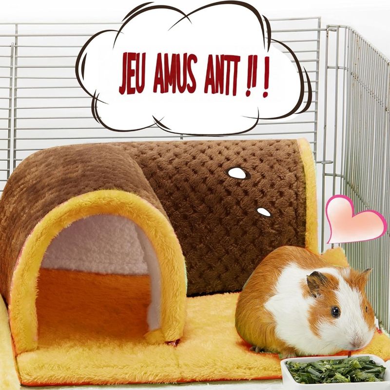 Zoomtopia Lit tunnel pour cochon d'Inde