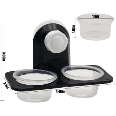 ZooVenture Tasses d'alimentation pour reptiles