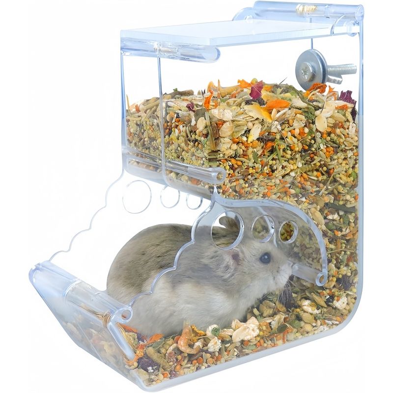 ZooVenture Distributeur Automatique De Nourriture Pour Petits Animaux