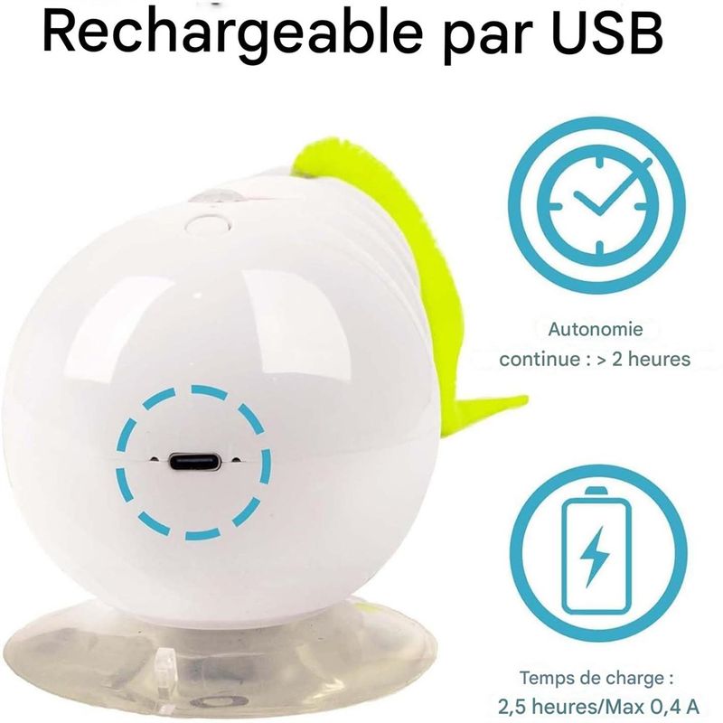 Rocky Jouet de chat taquin électrique