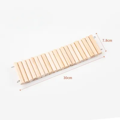ZooVenture Small Pet Wooden Bridge