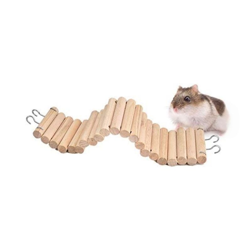 ZooVenture Small Pet Wooden Bridge