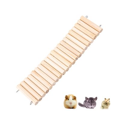ZooVenture Small Pet Wooden Bridge