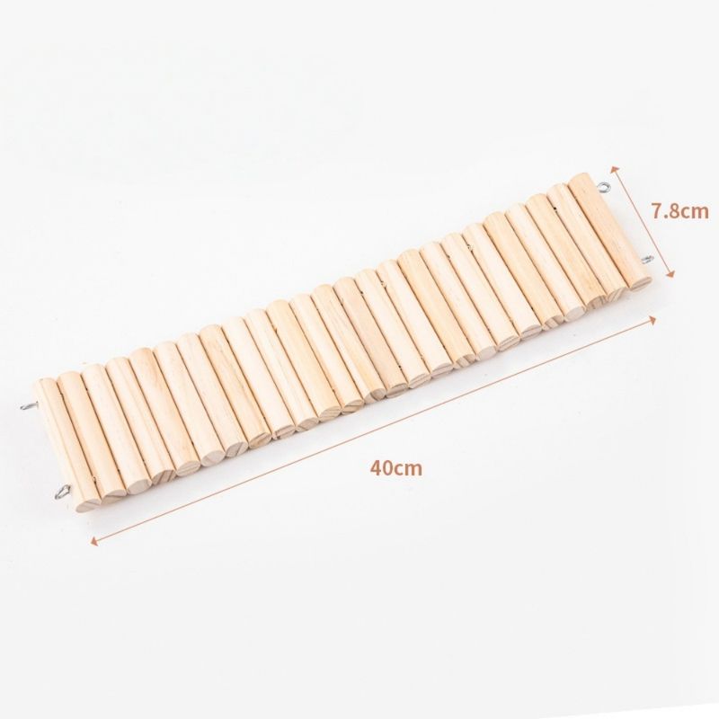 ZooVenture Small Pet Wooden Bridge