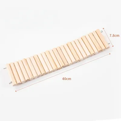 ZooVenture Small Pet Wooden Bridge
