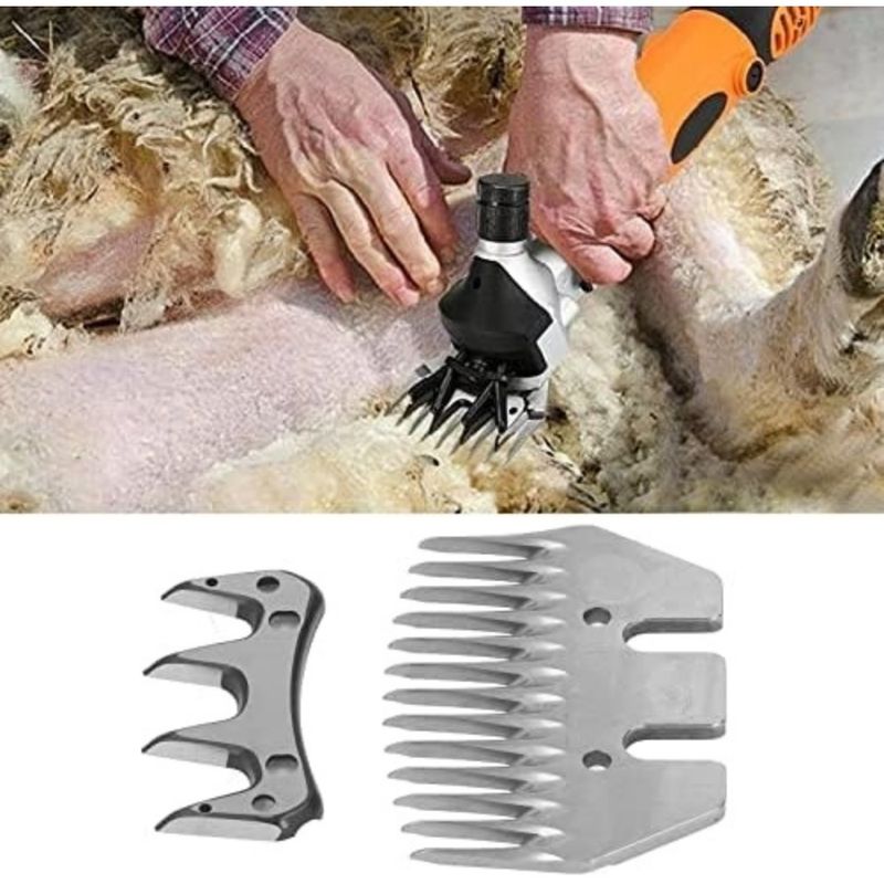 ZooVenture Lames De Cisailles À 13 Dents Pour Mouton Chèvre Alpaga