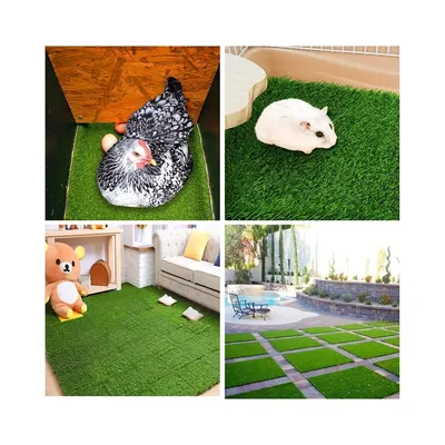 ZooVenture Lot de 6 tapis de nidification pour poules
