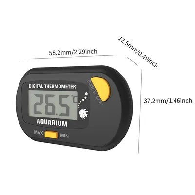 Rocky Thermomètre numérique pour aquarium et reptiles Rocky Thermomètre numérique pour aquarium et reptiles