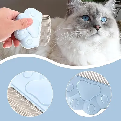 Zoomtopia Ensemble de 3 peignes anti - puces pour chats et chiens
