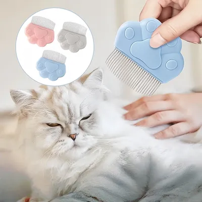 Zoomtopia Ensemble de 3 peignes anti - puces pour chats et chiens