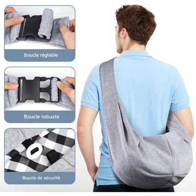 ZooVenture Sac de Transport Réglable Pour Chien Et Chat Jusqu'à 7,5 Kg