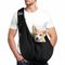 ZooVenture Sac de Transport Réglable Pour Chien Et Chat Jusqu'à 7,5 Kg Noir