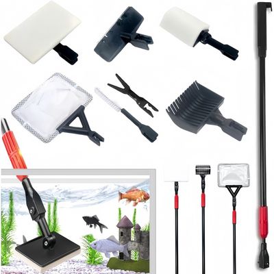 ZooVenture Outil De Nettoyage Aquarium 7 En 1 Pour Entretien Aquarium