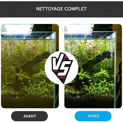 ZooVenture Outil De Nettoyage Aquarium 7 En 1 Pour Entretien Aquarium