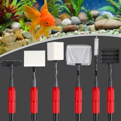 ZooVenture Outil De Nettoyage Aquarium 7 En 1 Pour Entretien Aquarium