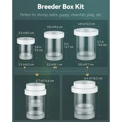 ZooVenture Boîte d'élevage pour poissons d'aquarium