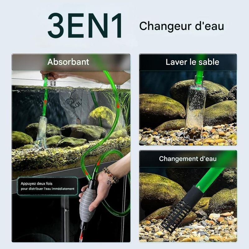 ZooVenture Kit Nettoyage Aquarium Pour Eau Et Gravier