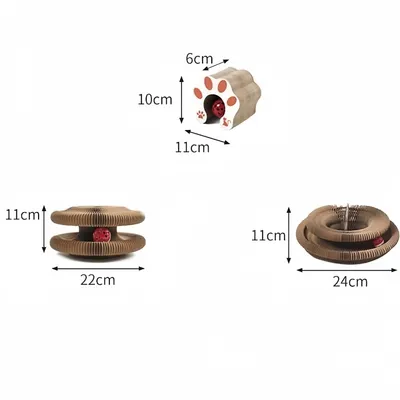 Zoomtopia Planche à gratter transformable pour chat