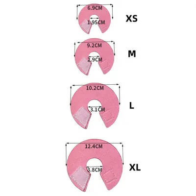 ZooVenture Lot de 4 colliers anti - morsure pour perroquets