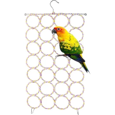 ZooVenture Lot de 2 jouets - balançoires pour perroquets