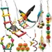 Rocky Ensemble de 12 jouets pour perroquets