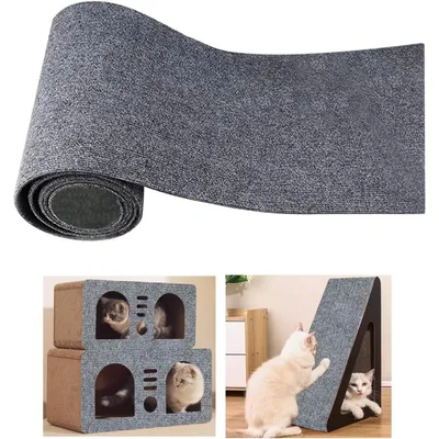 ZooVenture Alfombrilla rascadora autoadhesiva para gatos