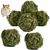 ZooVenture Set de 6 jouets boules d'herbe de Timothy Petits animaux
