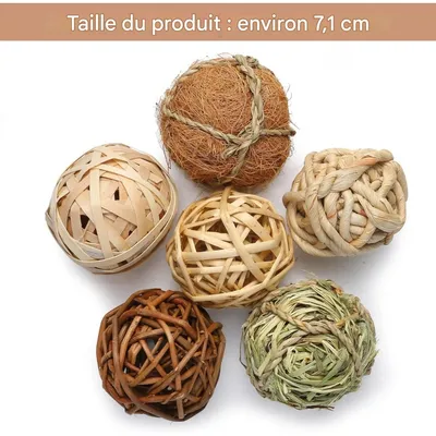 ZooVenture Set de 6 jouets Lapins Hamsters Cobayes