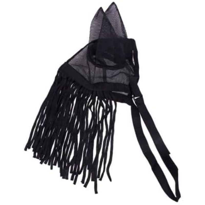 ZooVenture Voile anti-mouches avec protection oreilles pour chevaux