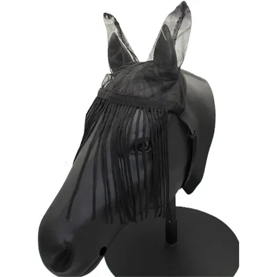 ZooVenture Voile anti-mouches avec protection oreilles pour chevaux