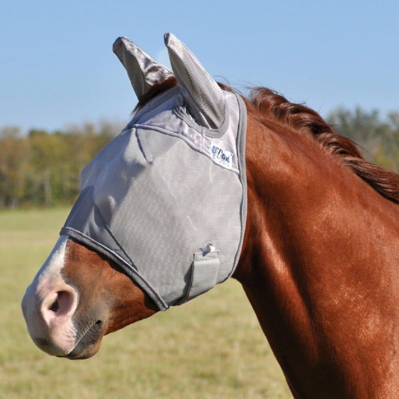 ZooVenture Masque anti-mouches pour chevaux