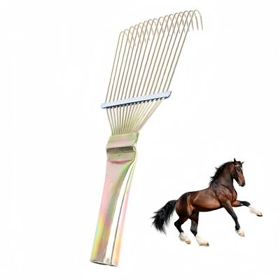 ZooVenture Râteau de toilettage pour chevaux et animaux