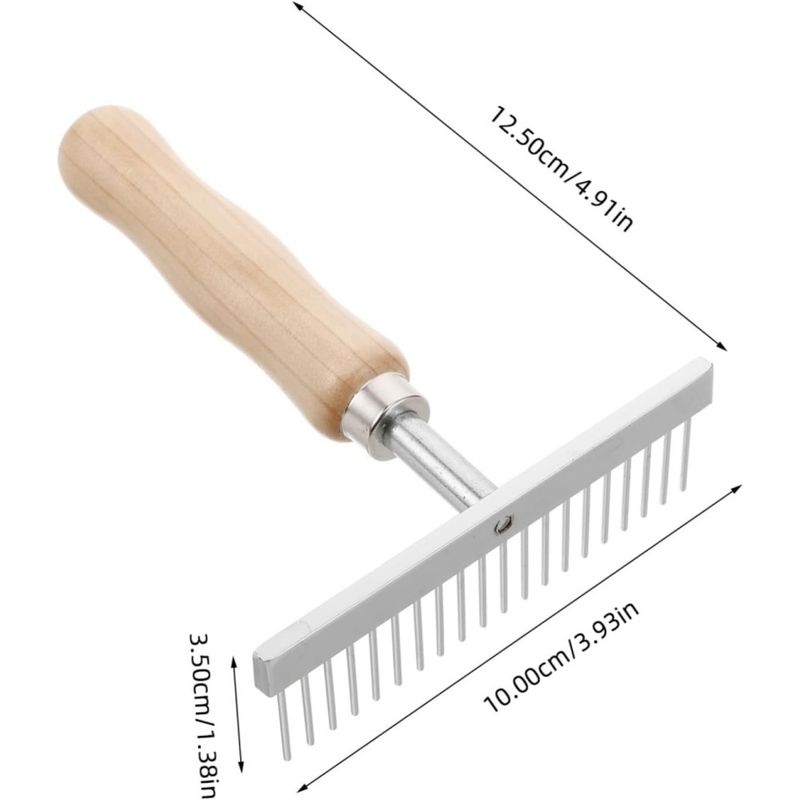 ZooVenture Brosse de nettoyage pour chevaux et vaches