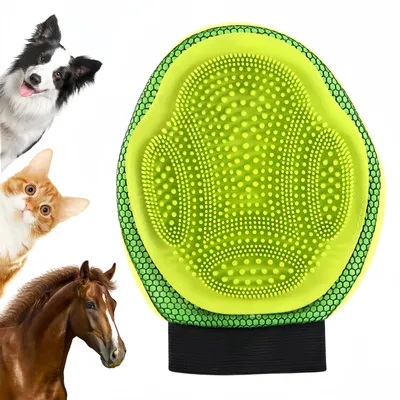 ZooVenture Guante de aseo para perros, gatos y caballos