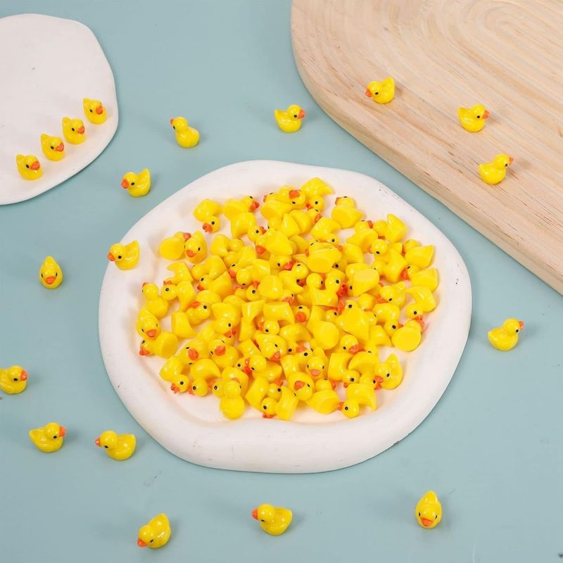 ZooVenture Lot 100 Mini Canards Résine Pour Aquarium Jardin