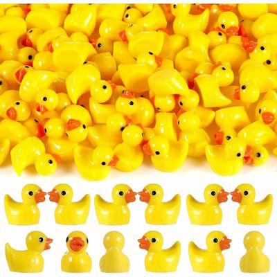 ZooVenture Lot 100 Mini Canards Résine Pour Aquarium Jardin