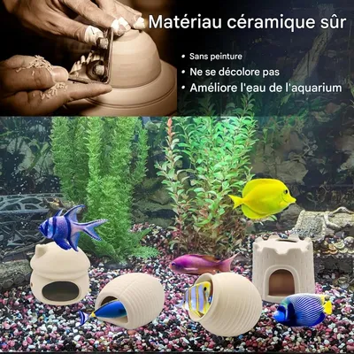 ZooVenture Décorations d'aquarium accessoires pour crevettes et crabes