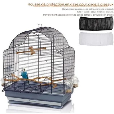 ZooVenture Set de 2 housses de cage pour oiseaux