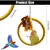 ZooVenture Deux Anneaux De Corde De Coton Jouet Balançoire Pour Oiseaux