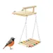 ZooVenture Balançoire en bois pour perroquet