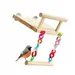 ZooVenture Balançoire en bois pour perroquet
