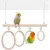 ZooVenture Jouet Balançoire à anneaux pour oiseaux de compagnie ZooVenture Jouet Balançoire à anneaux pour oiseaux de compagnie