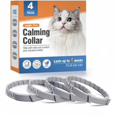 ZooVenture 4 collares antiestrés para gatos