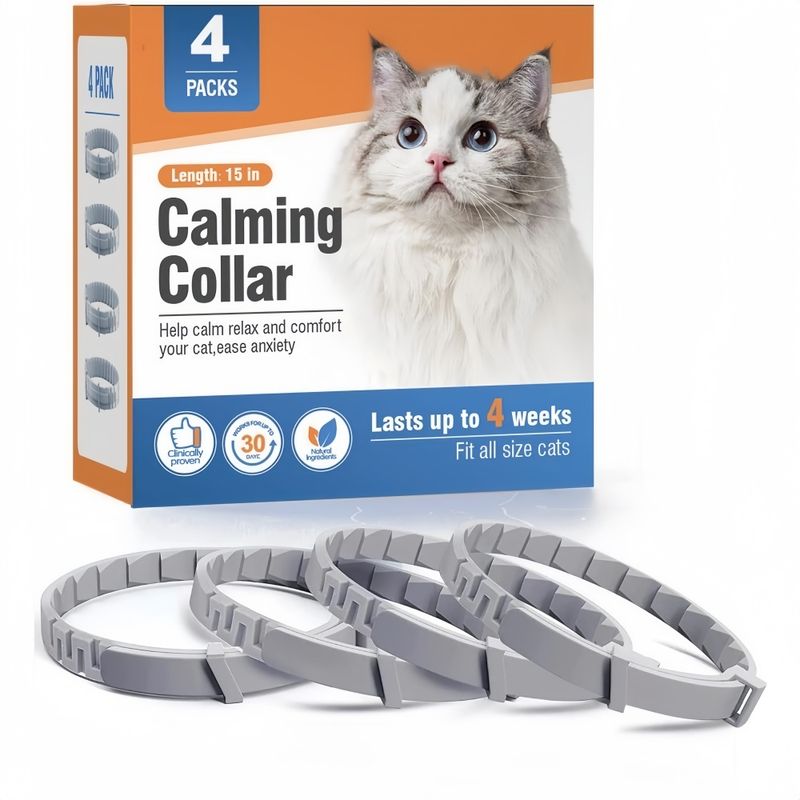 ZooVenture 4 Pcs Collier Anti Stress Pour Chat