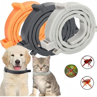 ZooVenture 3 Pcs Collier Anti Puces Réglable Naturel Pour Chien Et Chat
