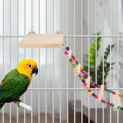 ZooVenture Échelle en bois pour oiseaux