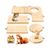 Zoomtopia Accessoire pour cage en bois pour petits animaux