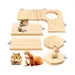 Zoomtopia Accessoire pour cage en bois pour petits animaux